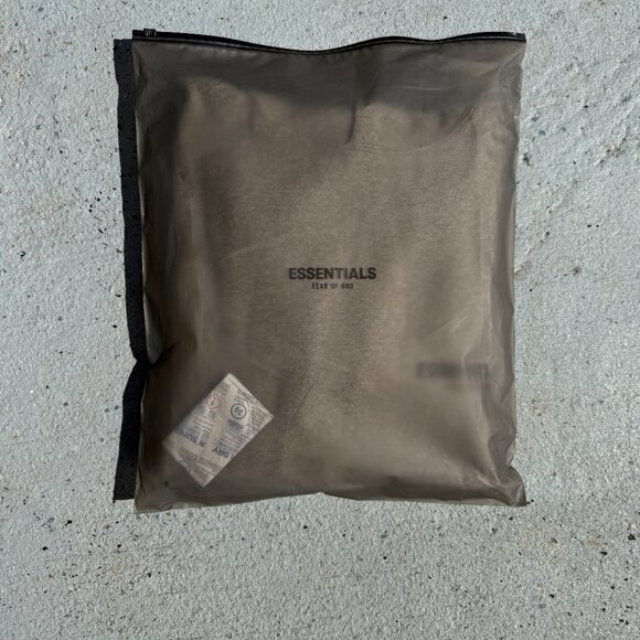 Fear of God Essentials Hoodie Grey Dark Oatmeal Size Small - Picture 13 of 16